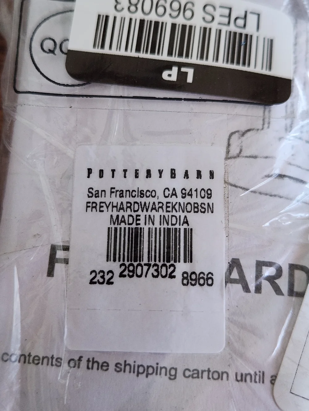 NWT Pottery Barn Frey Satin Nickel Knobs 1.25” Set of 6 PB Cabinet